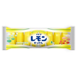 Kaneyo Soap, Lemon Soap, 1.6 oz (45 g) x 8, Solid Color, Lemon Scent, Made in Japan