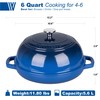 VORRINGARD Enameled Cast Iron Dutch Oven Pot with Lid, Bread