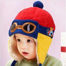 Gorros de ganchillo para bebés y niños pequeños, gorro de punto cálido para invierno, Hat1-rojo, Medium