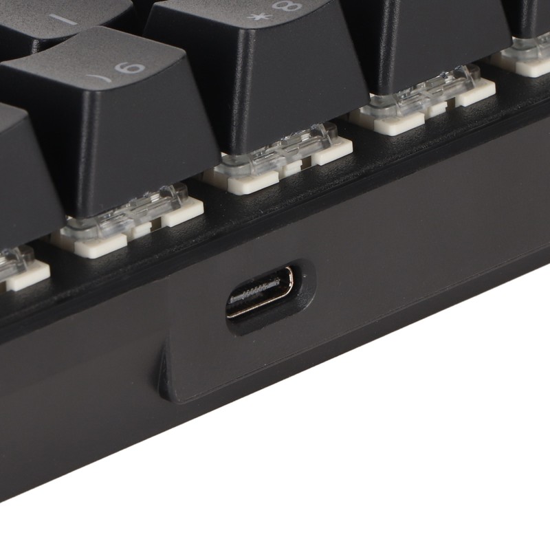 Gaming Keyboard USB 68 Keys Blue Switch N Key Rollover