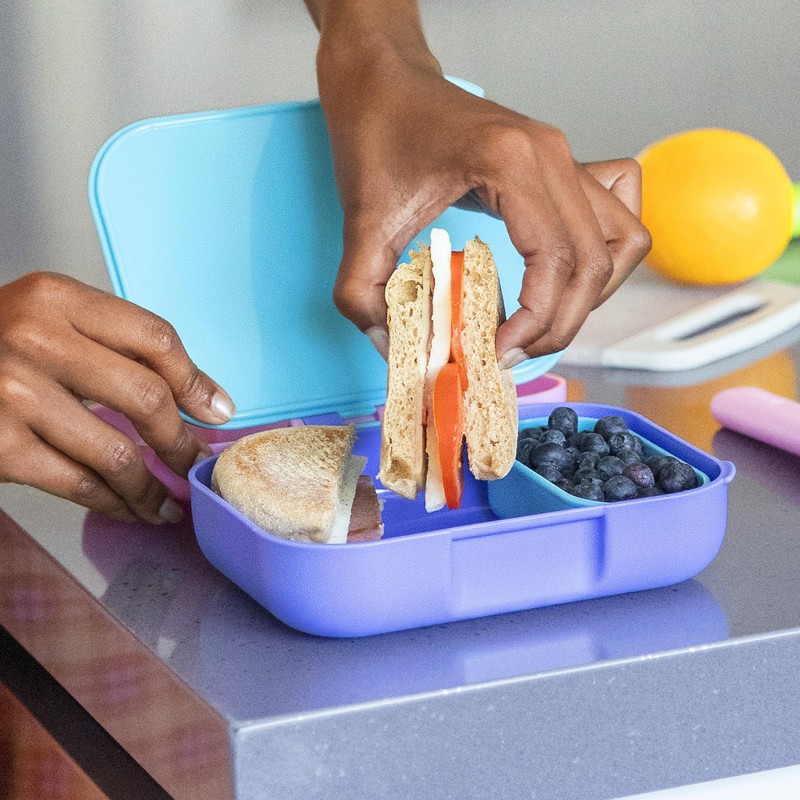 ZOKU - Mini Bento Box for Kids, Stackable, Lightweight, Leakproof,