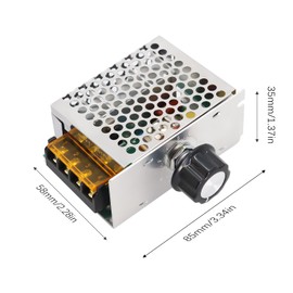 AYWHP 4000 W High Performance Thyristor Electronic Speed Controller 230 V AC Voltage Regulator Thyristor Electronic Voltage Regulator Motor Speed Controller