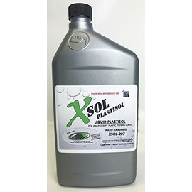 X-SOL Plastisol Fishing Lure Making Plastic Rubber - 1QUART - Firm Clear