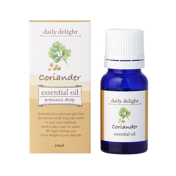 Daily Delight Essential Oil, Coriander 0.3 fl oz (10 ml) (Natural 100% Essential Oil, Aroma, Spice Type, Slightly Sweet, Spicy Scent)