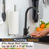 Deiss Pro Paper Towel Holder – Under Cabinet, Wall Mount,