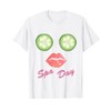 Spa Day TShirt For Women And Girls Cucumber Eyes T-Shirt