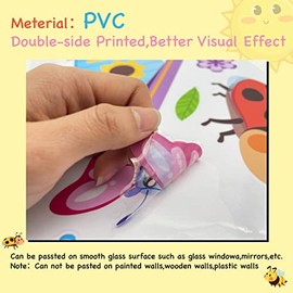 122 calcomanías para ventanas de primavera, flores, mariposa, abejas, pájaros, ventanas, decoración de temporada, accesorios para escuela, hogar, oficina, suministros de fiesta, regalos, 9 hojas