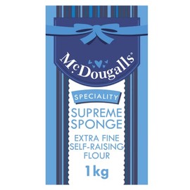 McDougalls Supreme Sponge Self-Raising Flour, 1 kg Bag (Pack of 1)