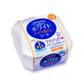 Softymo White Makeup Remover Sheets, B, Pack of 52