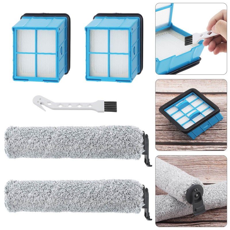Vacuum Brush Crosswave OmniForce and Replacement Vacuum Filters, Compatible with