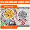 OBEST Kitchen Scale with Removable Wireless LCD Display, 33lb/15kg Digital