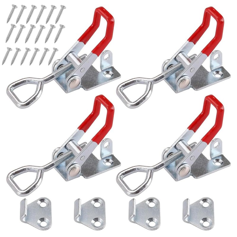 4 Pack Metal Toggle Latch,Box Closure Tension Lock Toggle Clamp