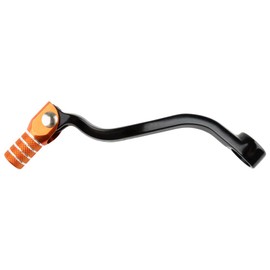 TUSK Folding Shift Lever Black/Orange Tip Compatible with KTM 350 XC-F 2016-2025/250 SX-F 2012-2024/350 EXC-F 2012-2025/250 XC-F 2016-2025