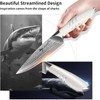 MAD SHARK 5 Inch Ultra Sharp Fruit Knife, Damascus Steel,