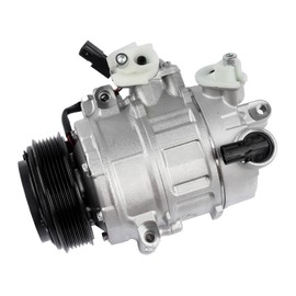 DA8Z19703A Air Conditioner AC Compressor with Clutch Replacement for Ford Flex Explorer 3.5L 2013-2018, Ford Taurus 3.5L 2013-2018, Lincoln MKS MKZ 3.7L 2013-2016#DA8Z19703B, DA8Z19703C, FB5Z19703B