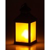 Lunartec Garden Lantern: LED Lantern with Realistic Flame Play and
