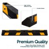 ZONETECH Large Heavy Duty Rubber Parking Curb – 72” Premium