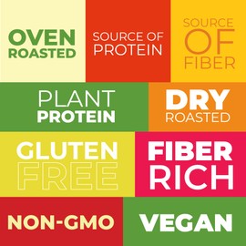 Roasted Chickpeas by Zest Delites, Chickpea Snacks, Dried Chick Peas, Healthy Snacks for Adults, Plant Protein Snacks, Pizza, Honey Mustard, Wasabi Flavors, Dry Roasted Chickpea