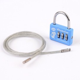 2-Way Extendable Wire Lock Dial Lock 2ea