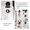 12 Pack Magnetic Clips, Strong Fridge Magnet with Clip, Fridge