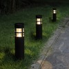 SUNWIND Solar Garden Lights Outdoor LED Bollard Solar Powered Path