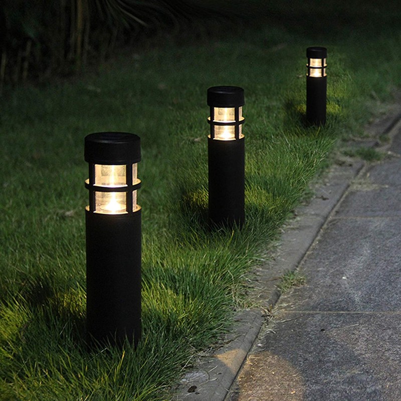 SUNWIND Solar Garden Lights Outdoor LED Bollard Solar Powered Path