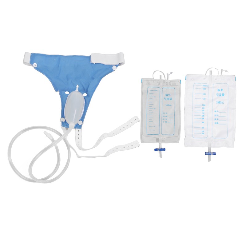 Urine Collector Bag Safe Breathable 1000ml 2000ml Large Capacity Silicone