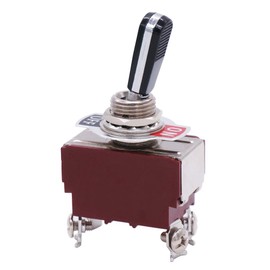 mxuteuk High Performance Toggle Switch 20A 125V DPST 2 Position 4-Pin Rocker Switch On/Off Switch with Black PC Wear-resistant Handle TEN-A-4210BK-A201