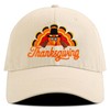 Embroidered Adjustable Pumpkin Turkey Hat, Thanksgiving Gifts for Men Women,