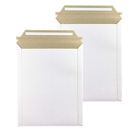 Cardboard Envelopes, Business Envelopes (20 Pieces, White, A5 Size, Height 9.6 inches (24.5 cm), Width 7.6 inches (19 cm)), Business Letter Case, Super Thick, Approx. 12.3 oz (350 g) Packaging Bag,