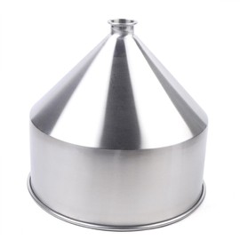 30L 6.6 Gallon Funnel Hopper 304 Stainless Steel For Liquid Filling Machine