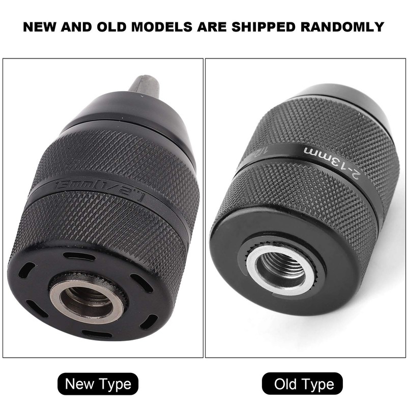 2-13mm Metal Drill Chuck 1/2-20UNF Mount Self Locking Keyless Drill