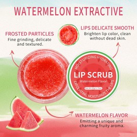 Exfolilabial máscara exfoliante hidratante y exfolicrema de labios,Mascarilla para labios Cuidado de labios Labios hidratantes Exfoliante de labios (Rojo)