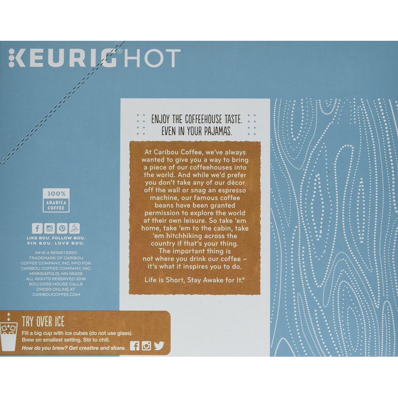 Caribou Coffee K-Cups for Keurig Brewers, 24 Count