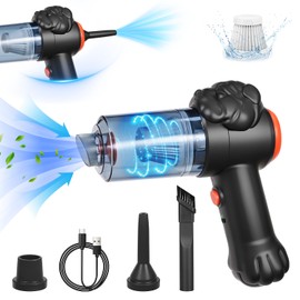 JahyShow Small Handheld Vacuum Portable Wireless Handheld Car Vacuum Cleaner Rechargeable Handheld Vacuum Cordless Lightweight Wireless Handheld Vacuum for Pet Hair, Car, Home