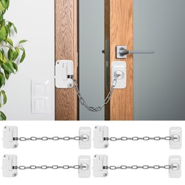 Otoolling 4 Pack Heavy Refrigerator Locks for Adults, Adjustable Cabinets Safety Locks for Fridge File Drawer Dishwasher Toilet Window Furniture Closet No Drilling Include Strong Non Marking Adhesive