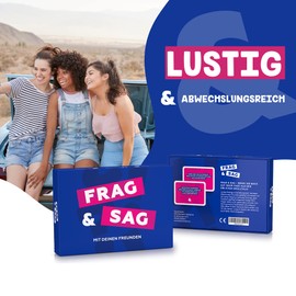 Spielehelden Ask & Sag mit deinen Freunden | Gifts for Friends | Question Games Adults | Best Friends Gift | Funny Games for Adults