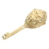 VILLFUL Golden Brass Gorilla Head Wall Hook Playful Animal Coat