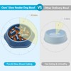 UPSKY Slow Feed Dog Bowl Anti-Choking Slower Eating Puzzle Bowl