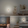 YESPOAK Night Light,Red Cardinal Bird Flowers Night Lights Plug Into