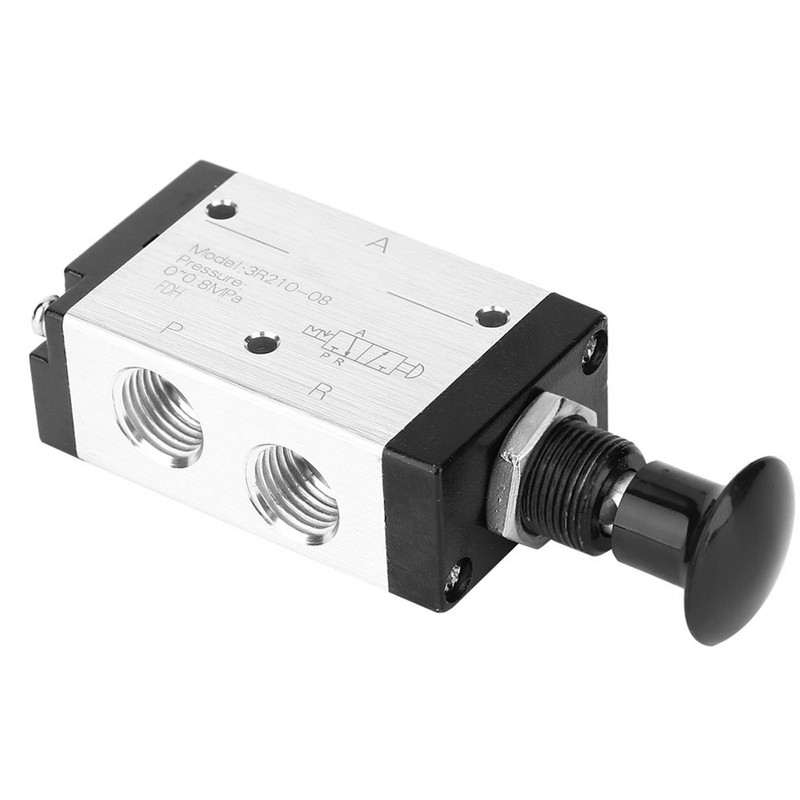 3R210‑08 2 Position 3 Way Pneumatic Air Hand Lever Operated