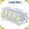 BeYumi 3 Packs Capri Lemon Theme Tablecloth Party Decoration Set