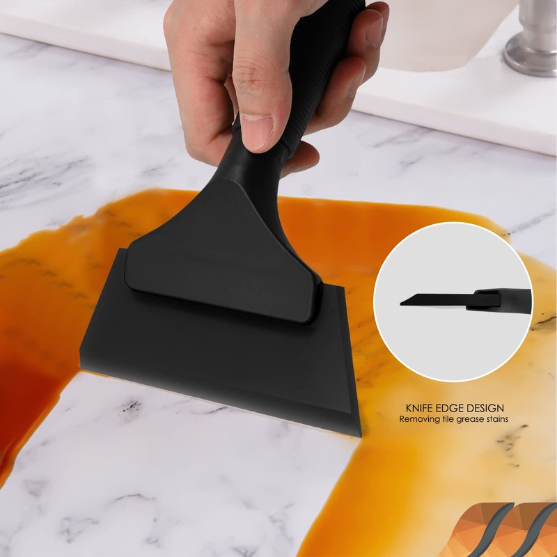 EHDIS Small Squeegee 5 inch Rubber Window Tint Windshield Scraper