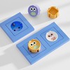 CBRVTY 6 Pcs Owl Pattern Dust Splash Proof Plug Socket