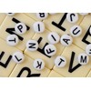 AKORD 400 Threadable White Alphabet Letter Beads