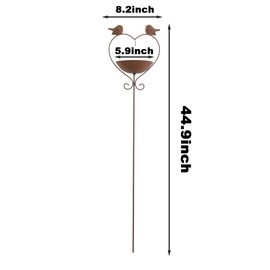 Bird Feeder Metal Outdoor Bird Bath Standing Bird Feeder for Outside