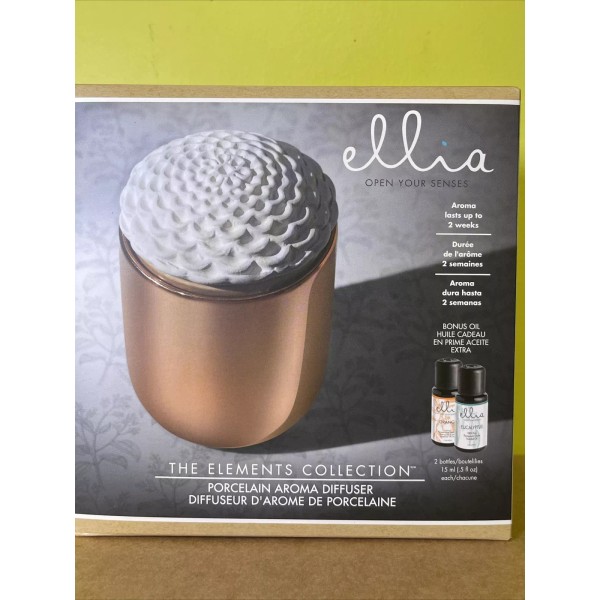 HoMedics Ellia Elements Collection In Bloom Porcelain Aroma Diffuser W/