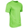 Champro Boys' Vision Youth Lightweight Polyester T-Shirt Jersey, Neon Green,
