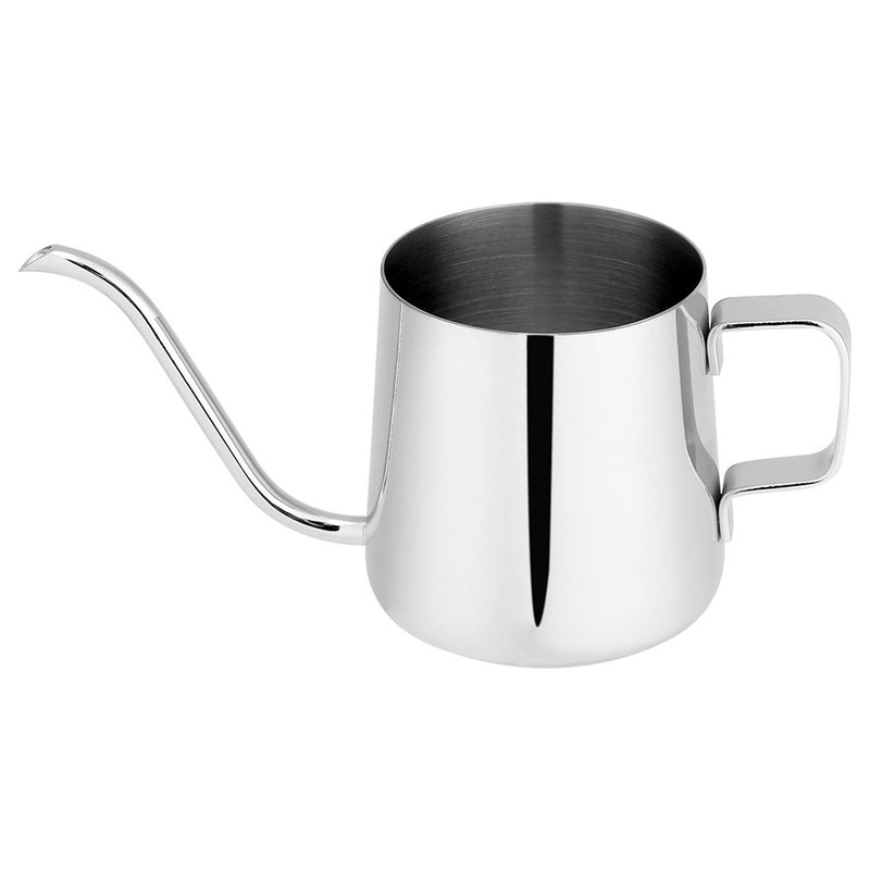 Stainless Steel Drip Coffee Pot Long Gooseneck Spout Kettle Cup