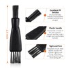 20 Pieces Shaver Brush Razor Cleaning Brush Electric Double Sided